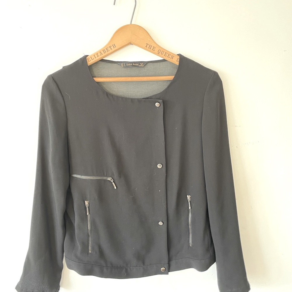 Zara Basics light black blazer